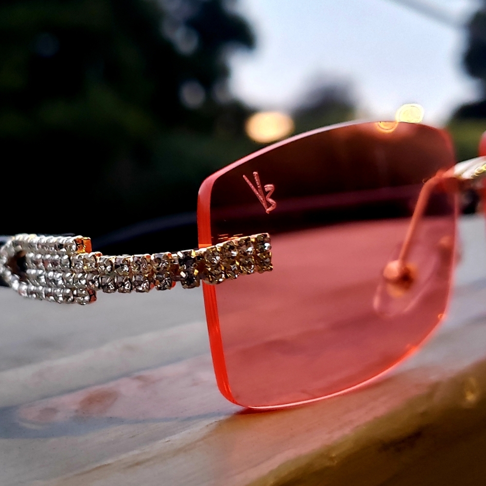 Icedout Pink Drip Sunglasses